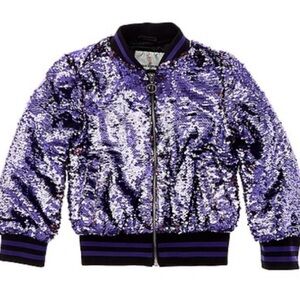 URBAN REPUBLIC EUC Sz 6X
Purple Sequin Kids Jacket